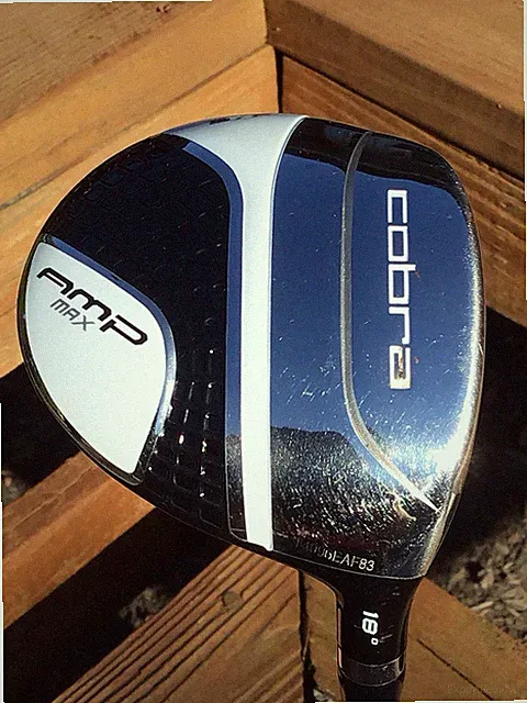 COBRA AMP MAX DRIVER 18* 43” STIFF FLEX SHAFT 65g RIGHT HANDED GOOD GRIP