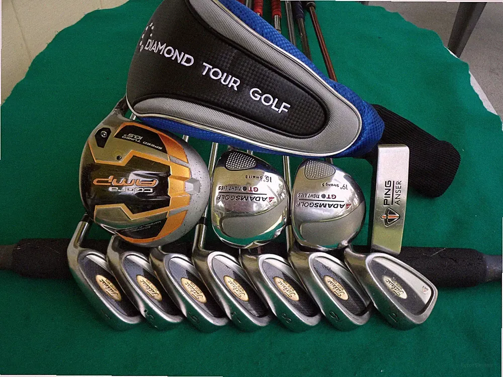 Cobra Amp Titleist Irons Driver Woods Ping Complete Golf Club Set