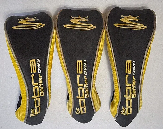 *Cobra Baffler DWS Hybrid Headcovers 3pc “SET” Very Good Condition, FREE SHIP!