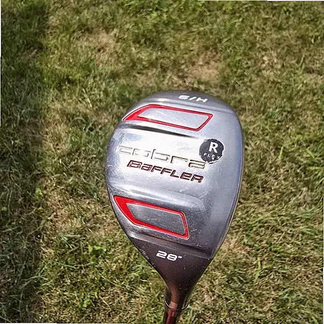 Cobra Baffler Red 6 Hybrid 28 Degree Regular Flex Graphite Rh 39.5" GUC