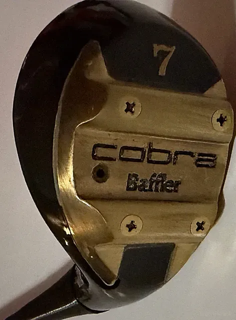 COBRA BAFFLER RIGHT HANDED 7 WOOD RAIL SYSTEM GRAPHITE/REGULAR SHAFT VINTAGE