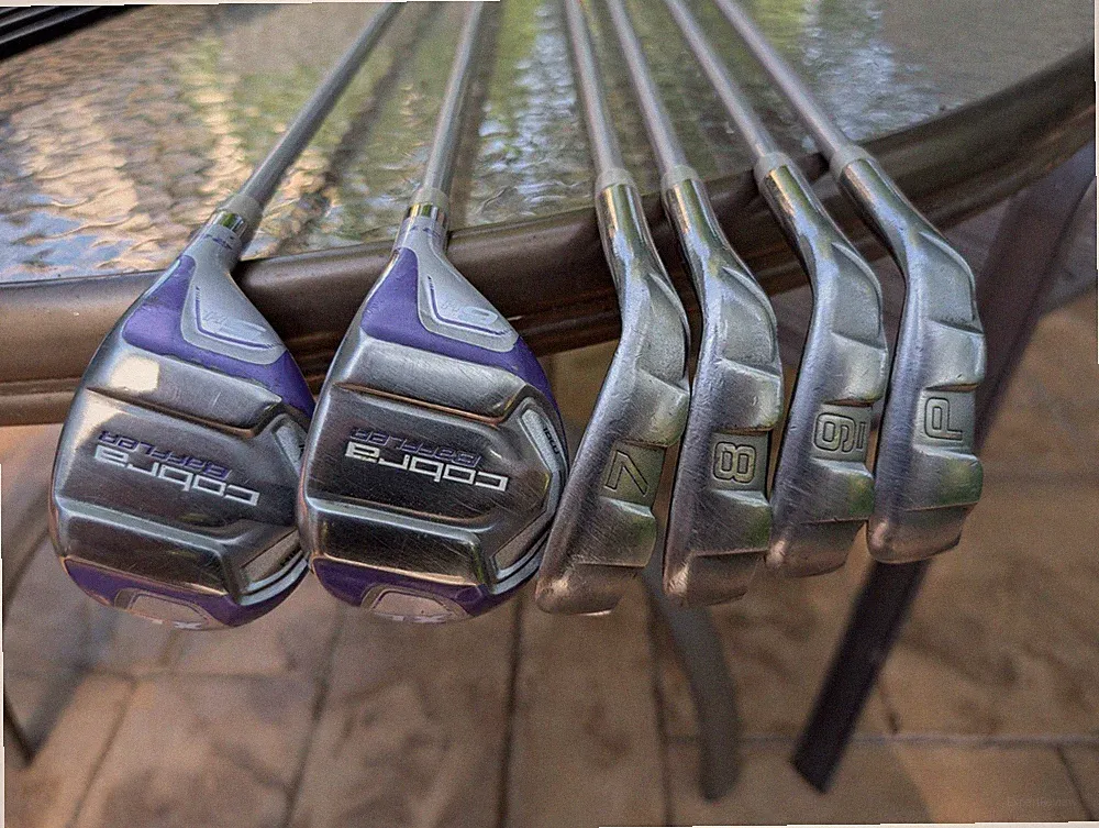 COBRA Baffler XL Women's Combo Hybrid Iron Set 5H, 6H 7-PW Irons Ladies