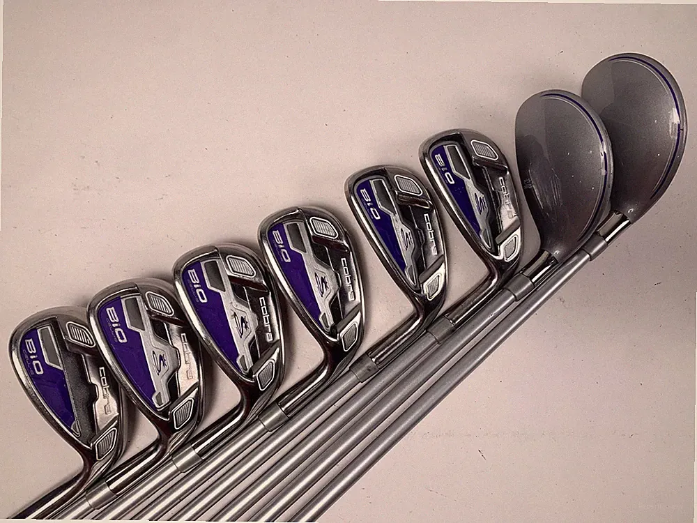 Cobra Bio Cell Purple Womens Hybrid Iron Set 4H-5H 6-PW+SW 55g Ladies RH