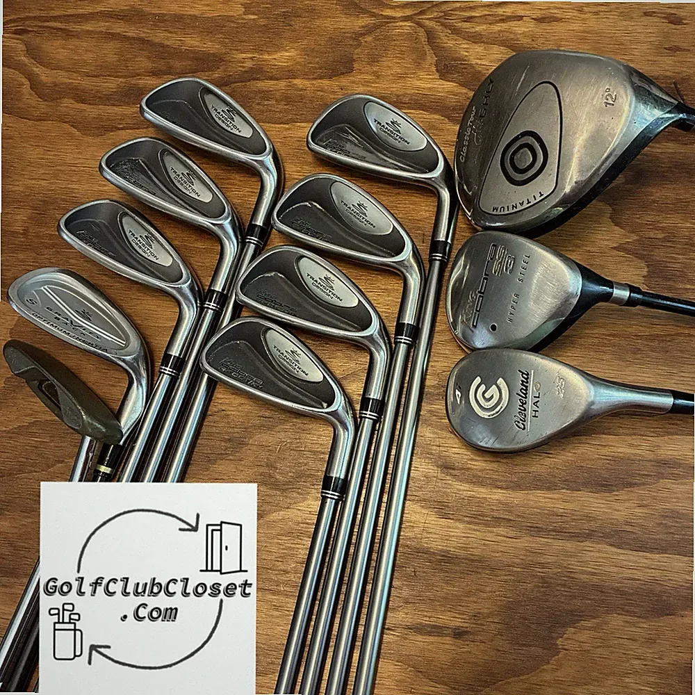 Cobra, Cleveland, PING Complete Golf Club Set / Regular Flex Graphite Shafts