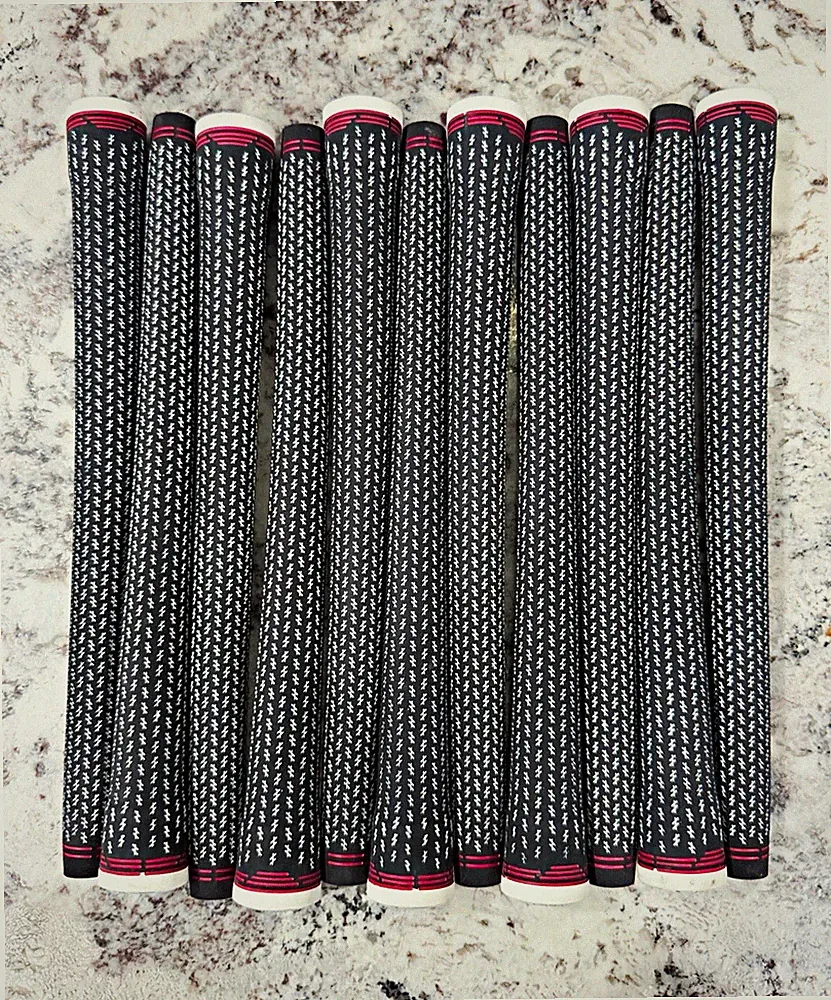 Cobra Connect Golf Club Grips Rubber Black/White/Red Lot of 11