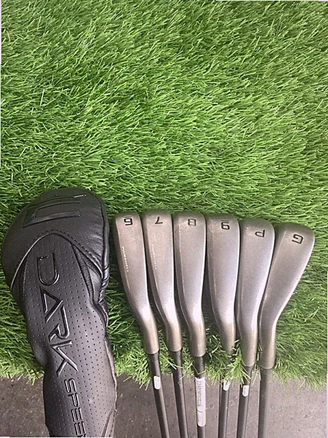 Cobra Darkspeed Irons Set 5-Hy, 6-PW, GW KBS 75-R Regular Graphite Shafts
