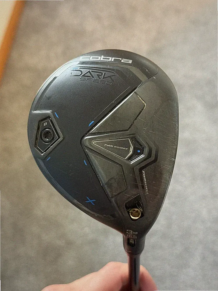 Cobra Darkspeed X HF 16.5* 3 wood UST Mamiya M40X white 75g X flex shaft