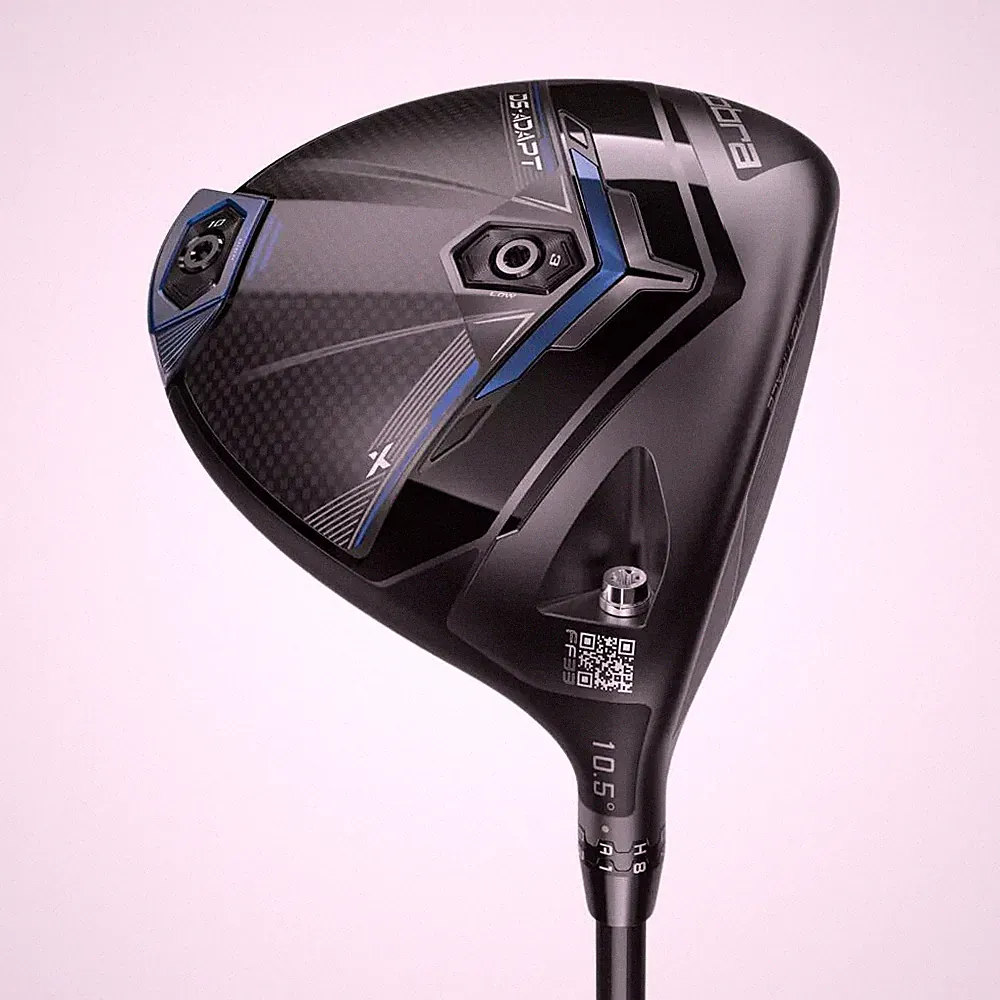 Cobra DS Adapt X Driver 10.5 Loft Denali Blue Shaft Stiff Flex Right Hand
