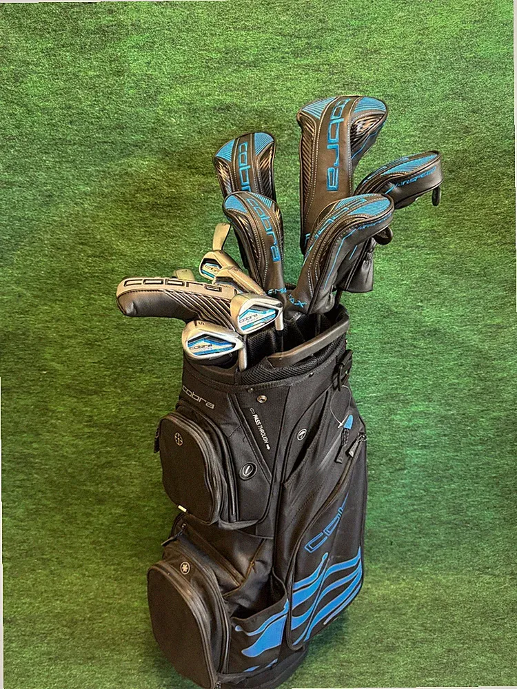 Cobra F-Max Complete Golf Set w/Bag. All woods and Hybrids are brand new.