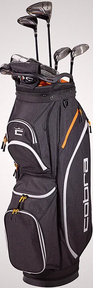 Cobra Fly XL 12 Piece Black/Gold Complete Set Club Set Regular Graphite New