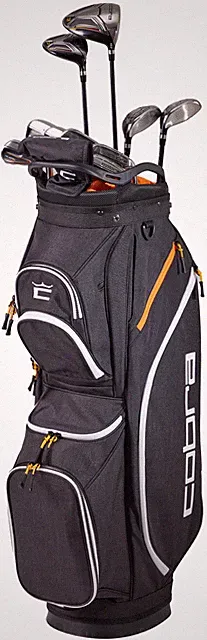 Cobra Fly XL 12 Piece Black/Gold Complete Set Club Set Regular Steel New
