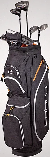 Cobra Fly XL 12 Piece Black/Gold Complete Set Club Set Regular Steel New