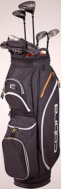 Cobra Fly XL 12 Piece Black/Gold Complete Set Club Set Senior Graphite New