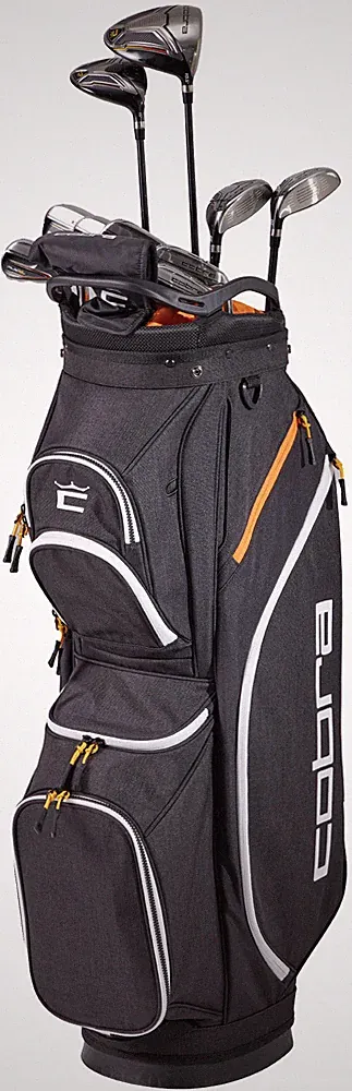 Cobra Fly XL 12 Piece Black/Gold Complete Set Club Set Stiff Steel New