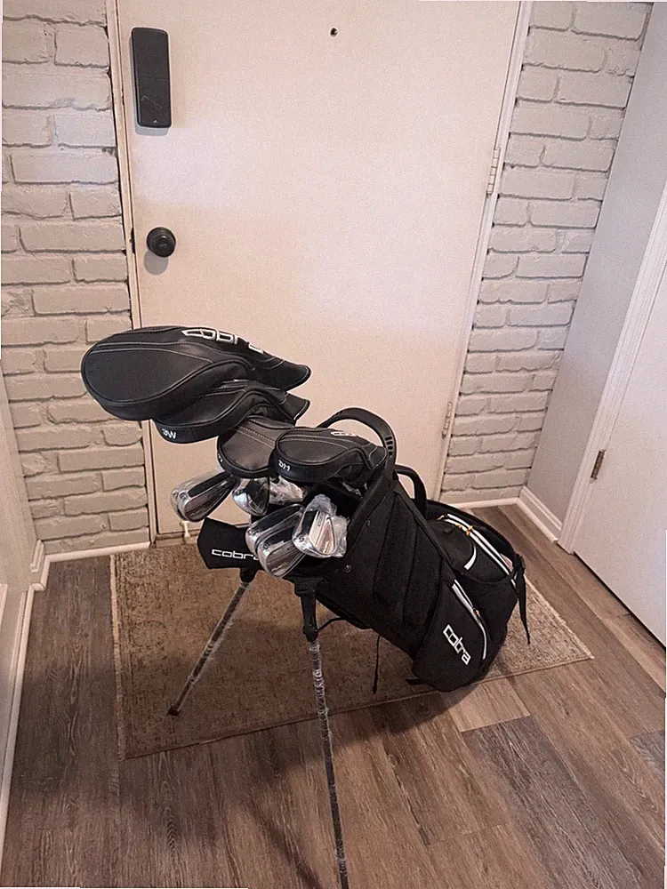 Cobra Fly-XL Complete Golf Set +1" Regular Flex RH w/ Stand Bag Driver 3W 4H 5H