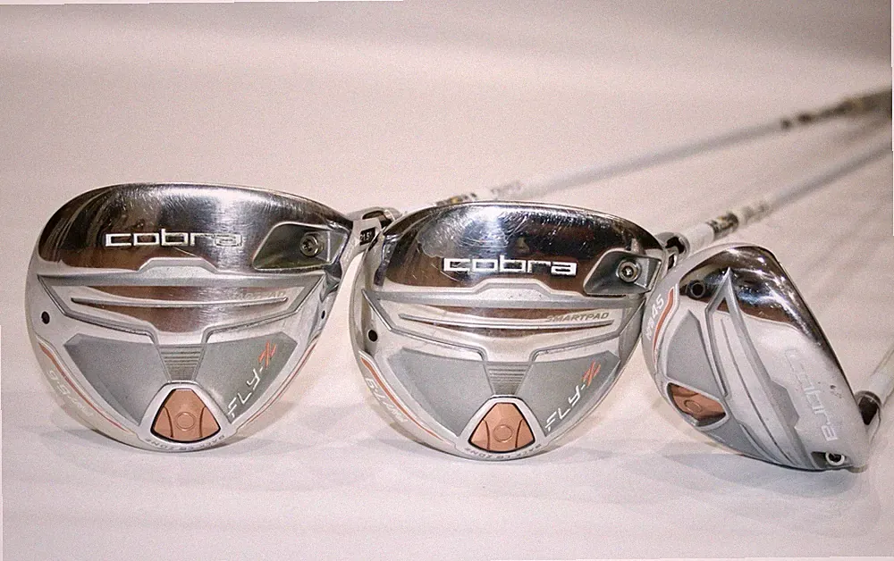 Cobra FLY-Z Driver Wood Set Smartpad FWY 7-9, FWY 5-6 & HYB 4-5 Ladies Left Hand
