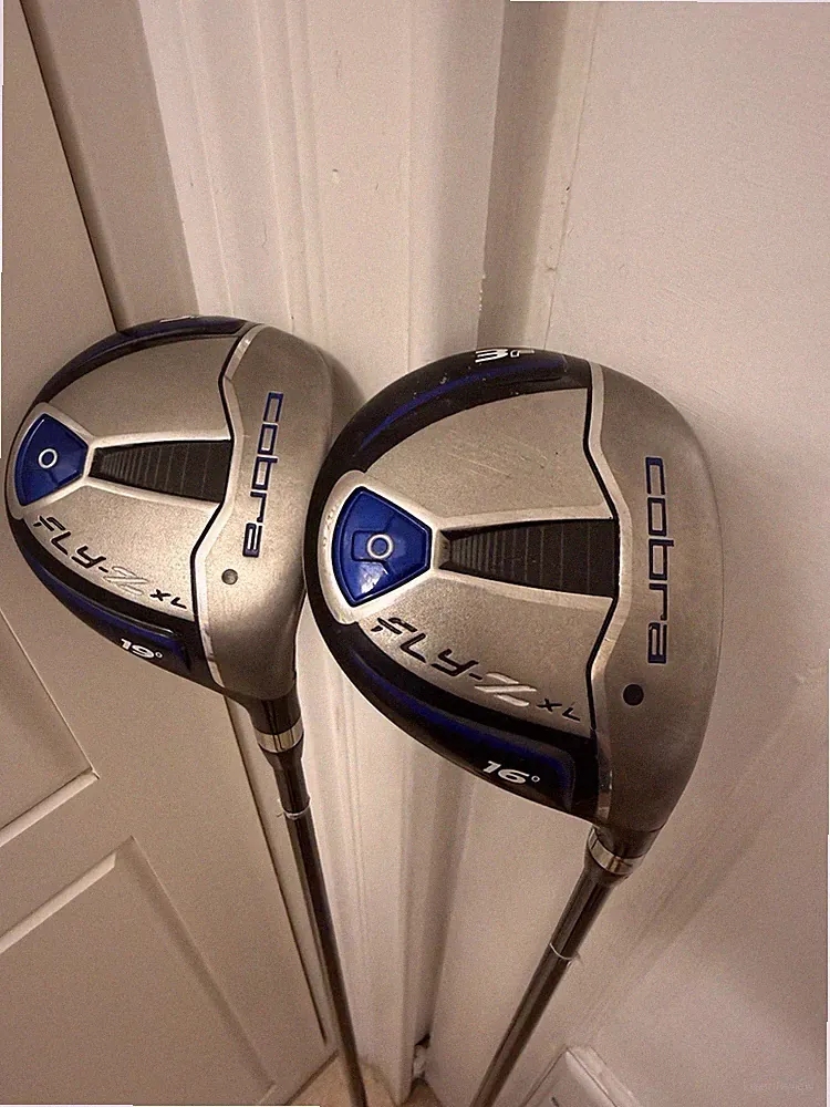 Cobra Fly-Z XL 3 And 5 Wood Matching Golf Club Set 16-19 Degree R Flex RH
