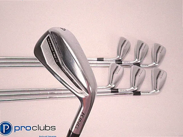 Cobra Forged Tec-X 4-PW Iron Set - KBS Tour Lite Stiff Flex Steel -3/4" 507489
