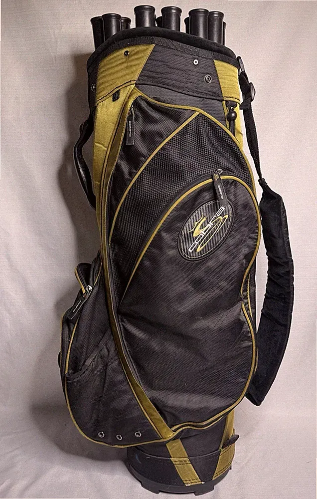 Cobra 14-Way Cart Bag Black Gold