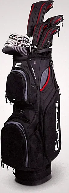 Cobra Golf Air-X 2 Mens Complete Box Set Right Hand Steel Regular Flex w/ Bag