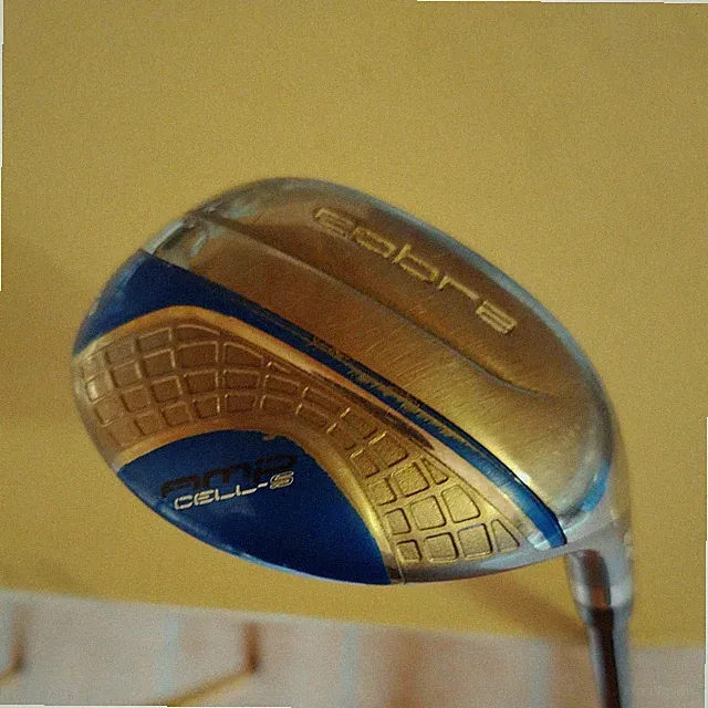 Cobra Golf AMP Cell-S Blue 24° 5 Hybrid Graphite Stiff Golf Pride Grip