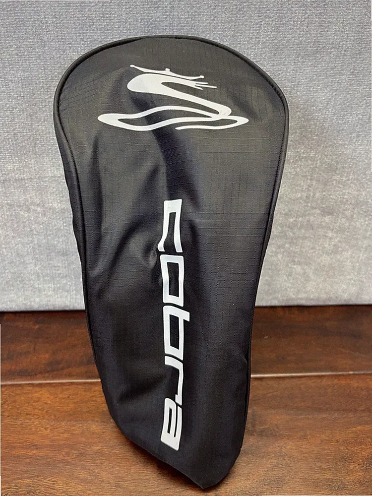 COBRA Golf Club Headcover Synthetic Padded Driver Black White Logo