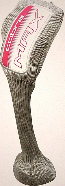 Cobra Golf Ladies Max Fairway Wood White/Grey/Pink Headcover