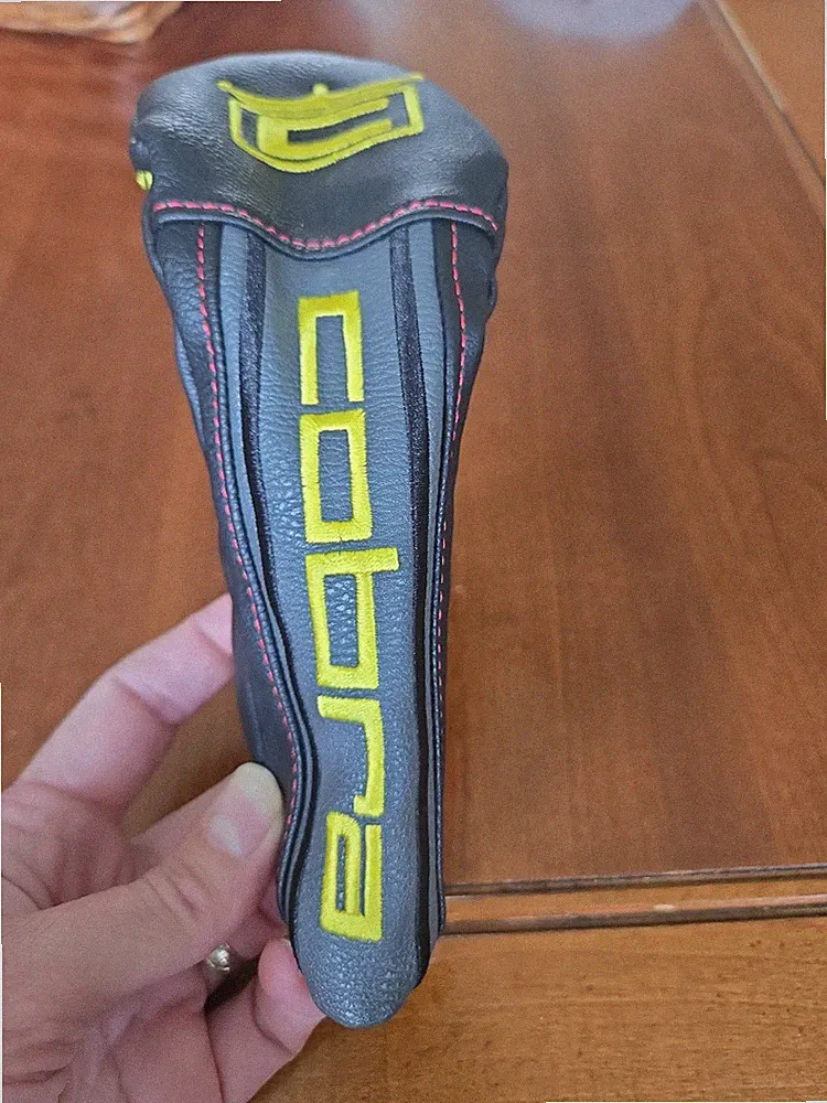 Cobra Golf Men's Black/Yellow/Red Speed Zone Hybrid (2H-7H) Head Cover - NEW
