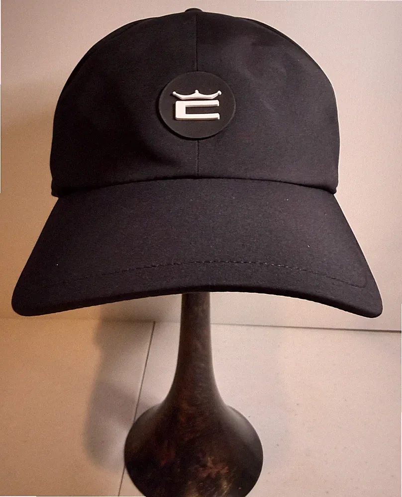 COBRA Golf Mens Black Ultradry Baseball Hat Cap NWT - OSFA One Size