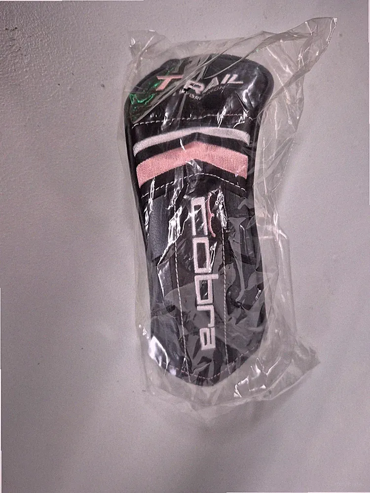 Cobra Golf T-rail hybrid head cover rescue mens/womens Black/Gray/Pink (GC14)