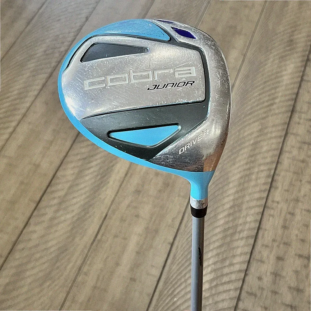 Cobra Jr Kids Girls Driver Golf Club Light Blue 34.5” Junior Flex Right Handed.