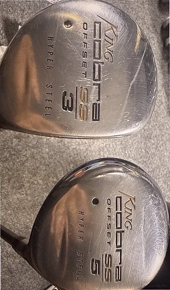 Cobra King Cobra SS 3 and 5 Hyper Steel Fairway Woods RH Reg Graphite