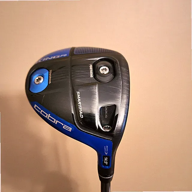 Cobra KING F6 3-4 Fairway Wood Blue Regular Red Tie 65Q4 Excellent 13-16° RH