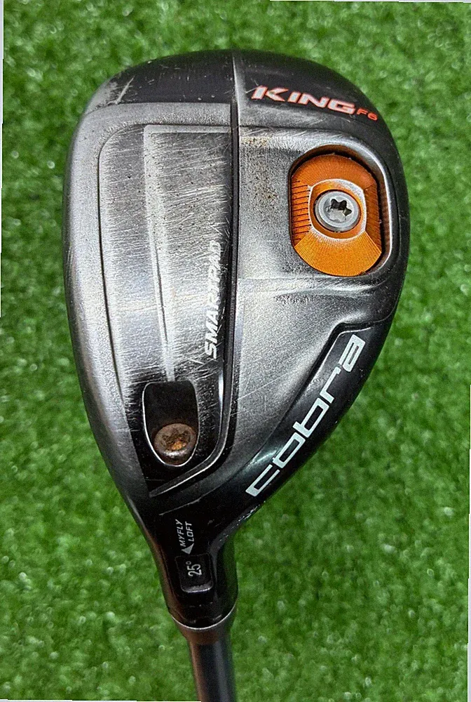 Cobra King F6 4-5 Hybrid 25*/ LEFT-HANDED/REG. Graphite 39.75"/ NEW GRIP /dj3692