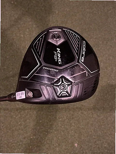 Cobra King F8 Plus Driver 8-11 Degree Loft Stiff Right-Handed Graphite Golf Club