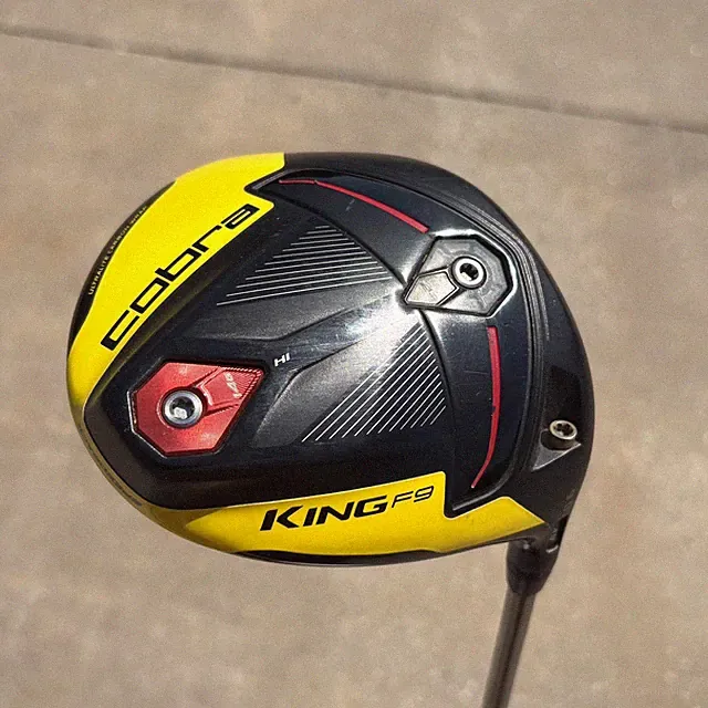 Cobra King F9 Speedback Driver 9.0 RH UST Mamiya Shaft Stiff Flex MyFly