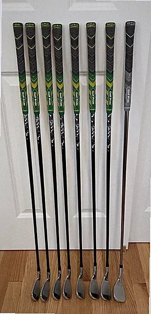 Cobra King F9 / SZ One Length Iron Set 5-SW, Graphite, MRH Reg Flex, VERY GOOD!!