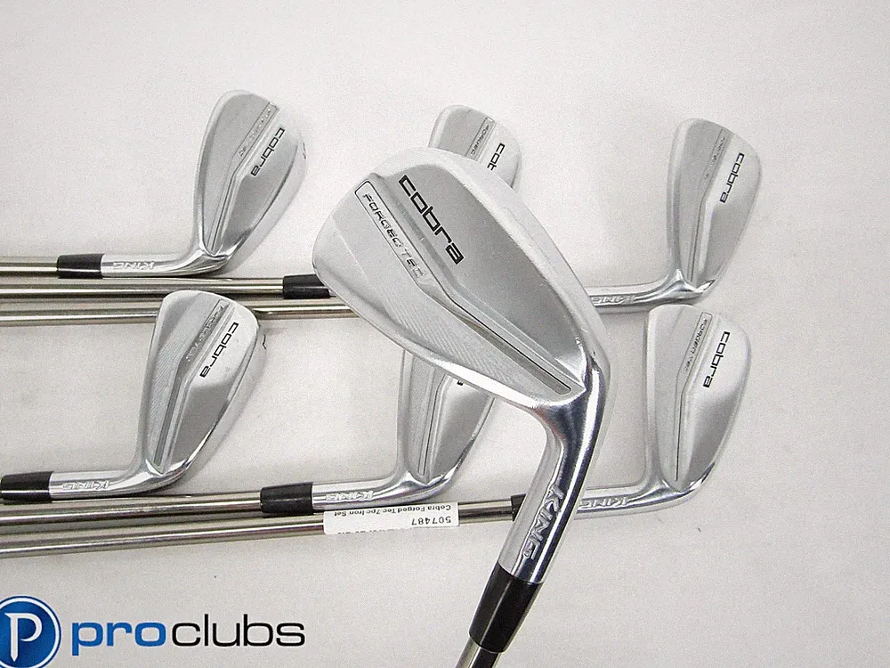COBRA KING FORGED TEC IRONS 5-PW,GW GRAPHITE UST RECOIL REGULAR FLEX #507487