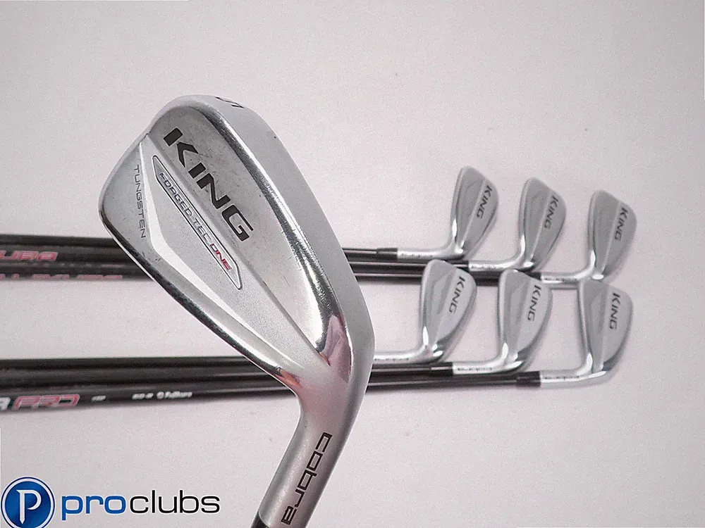 Cobra KING Forged Tec ONE Length 5-PW,GW Iron Set - Regular Flex Graphite 512705