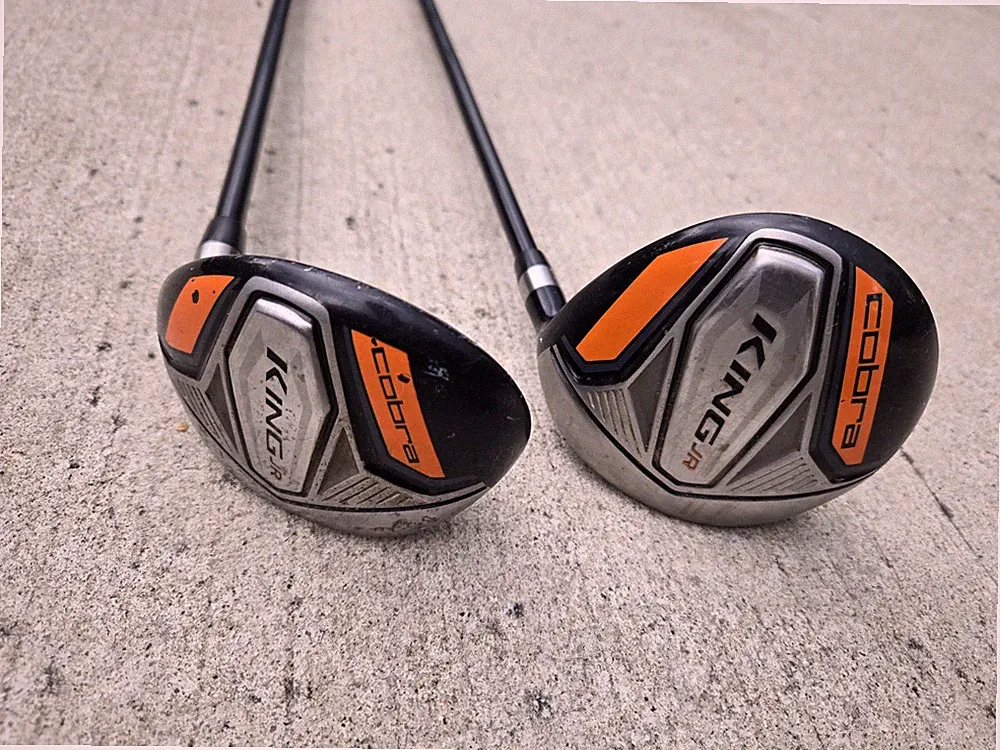 Cobra King Jr. Hybrid & Fairway Wood Combo 2 Club Fairway:37" Hybrid 35" RH