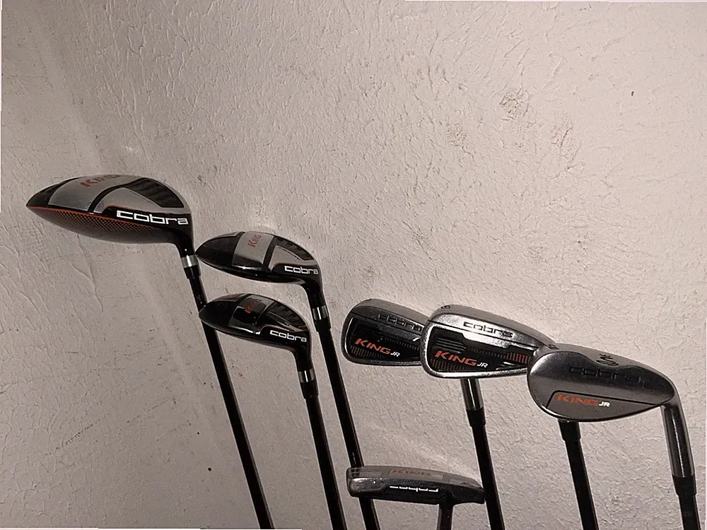 Cobra King JR Kids 7-Club Golf Set RH Black Orange Junior