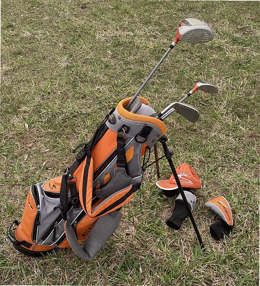 Cobra King Junior JR Youth Golf Set 4 Club -Driver, Hyb , 7i , 9i, Stand Bag -RH