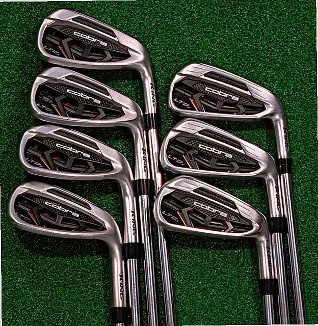 Cobra KING LTDx Irons Set 5-9,P,G (7 Clubs) Steel Shafts Reg Flex RH