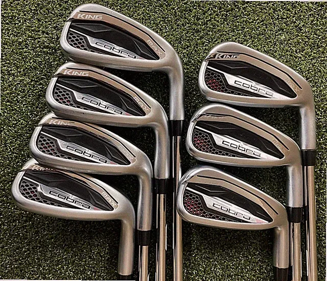 Cobra King Max Iron Set 5-P-G Mens RH - KBS Tour Lite Stiff Flex Steel