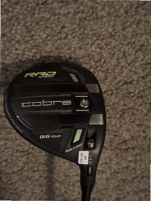 Cobra King Radspeed Big Tour Fairway 3 Wood 14.5° Stiff -1” Right-Handed