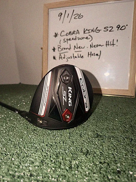Cobra KING SZ SpeedZone Driver RH 9.0° Stiff Flex-BRAND NEW-NEVER HIT. FREE SHIP