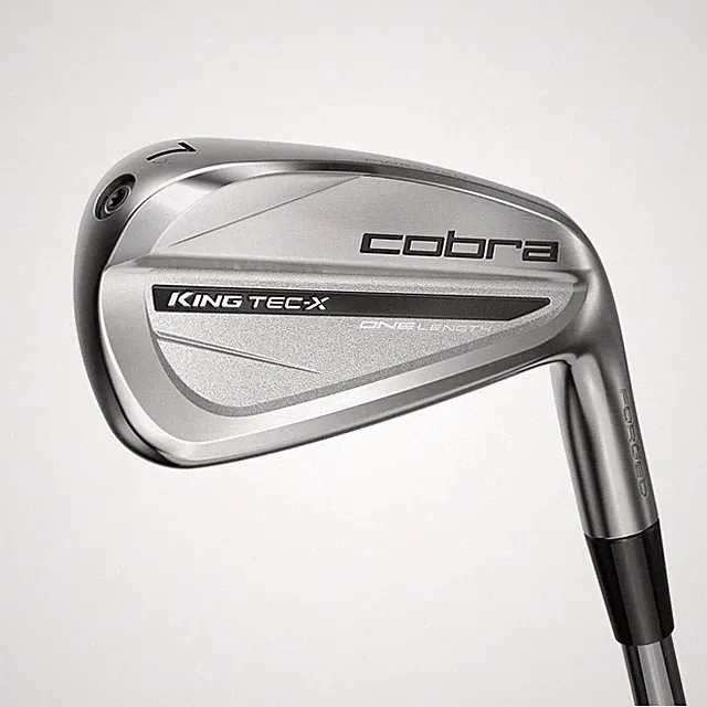 Cobra King Tec X 2025 Single ONE Length Iron KBS S Taper Steel Custom Shaft