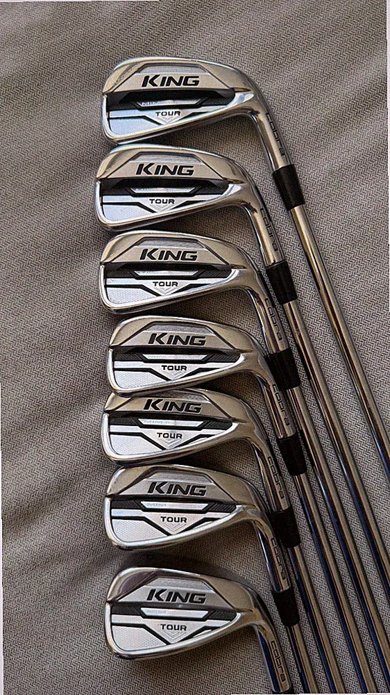 Cobra King TOUR MIM irons, 4-PW KBS $-Taper 120 Stiff Flex Right Handed