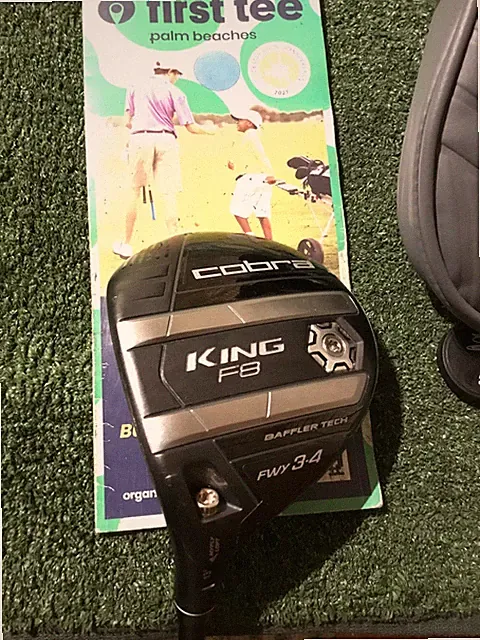 Cobra Left Handed King F8 13* 3-4 Fairway Wood X-Stiff Aldila NV 70g Graphite LH