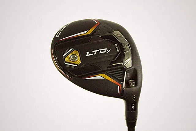 Cobra LTDx Matte Black / Gold Fusion Fairway 3 Wood 15° Extra-Stiff RH #18604